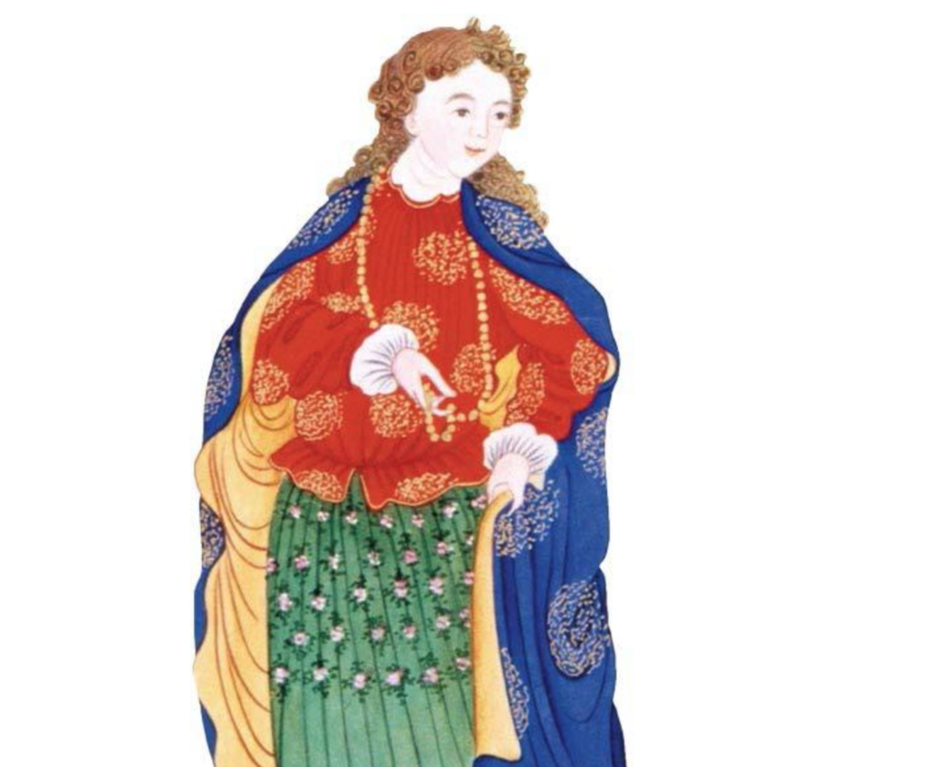 Featured image: Chinese depiction of a woman from atlantic countries circa 18th century Source: Review of Culture