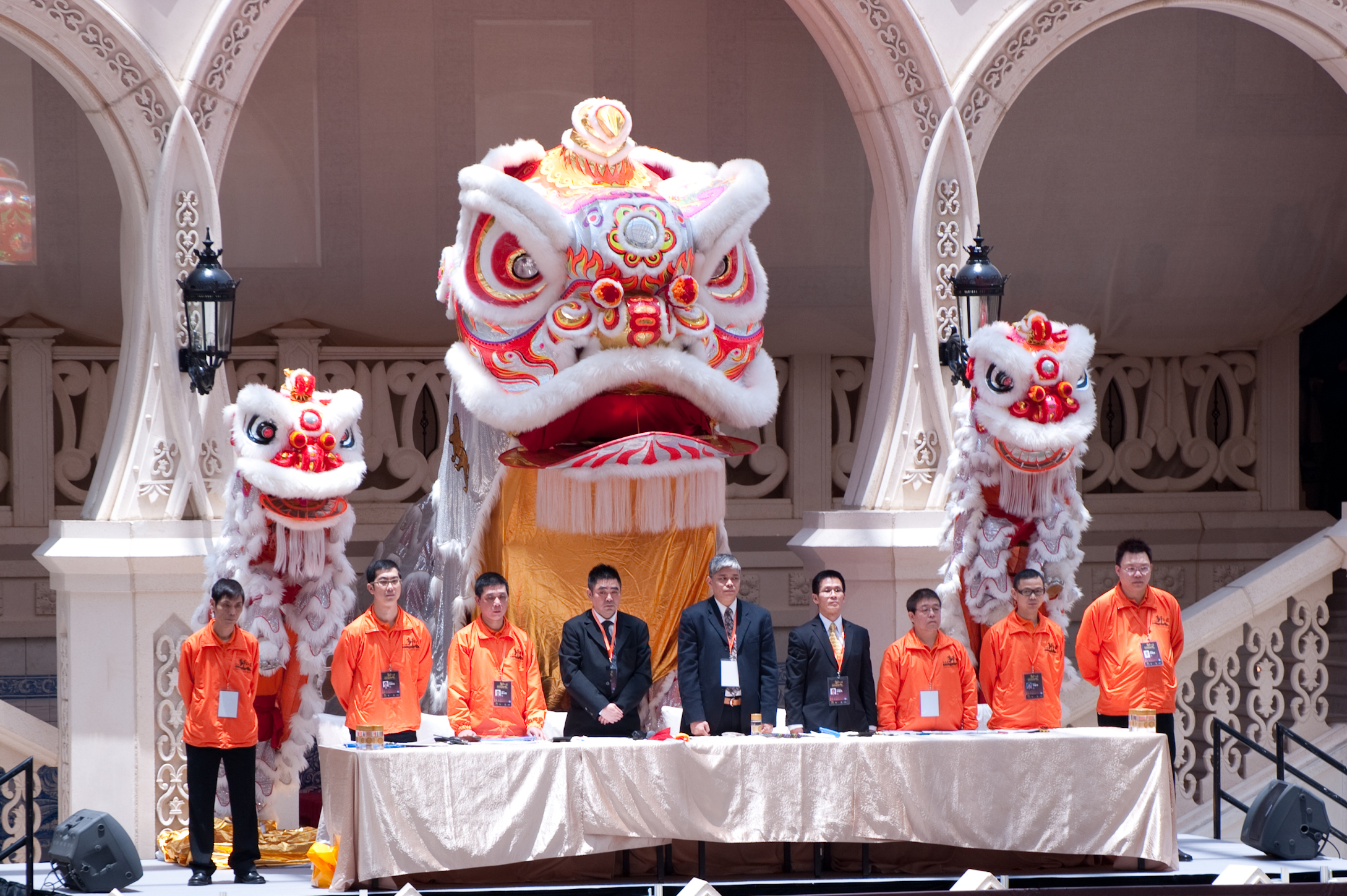 Largest Dancing Lion At MGM Grand Macau 2010