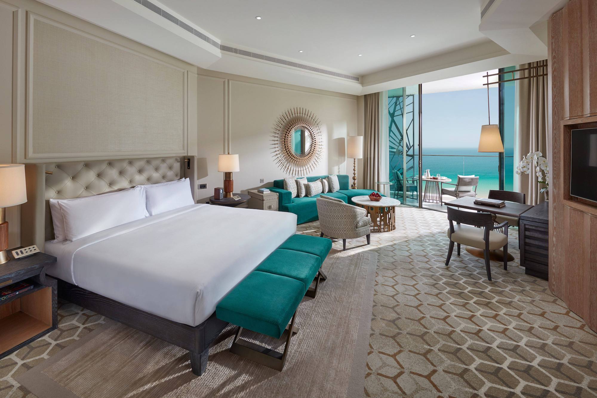 Mandarin Oriental Jumeira, Dubai room deluxe sea view king