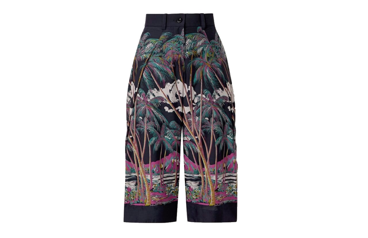 Sacai print trousers shopping Morpheus