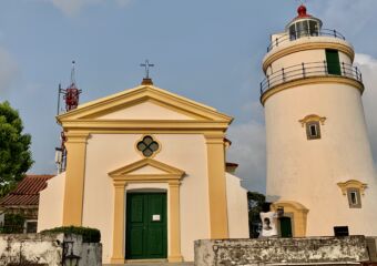 Guia Church and Lighthouse Front Macau Lifestyle