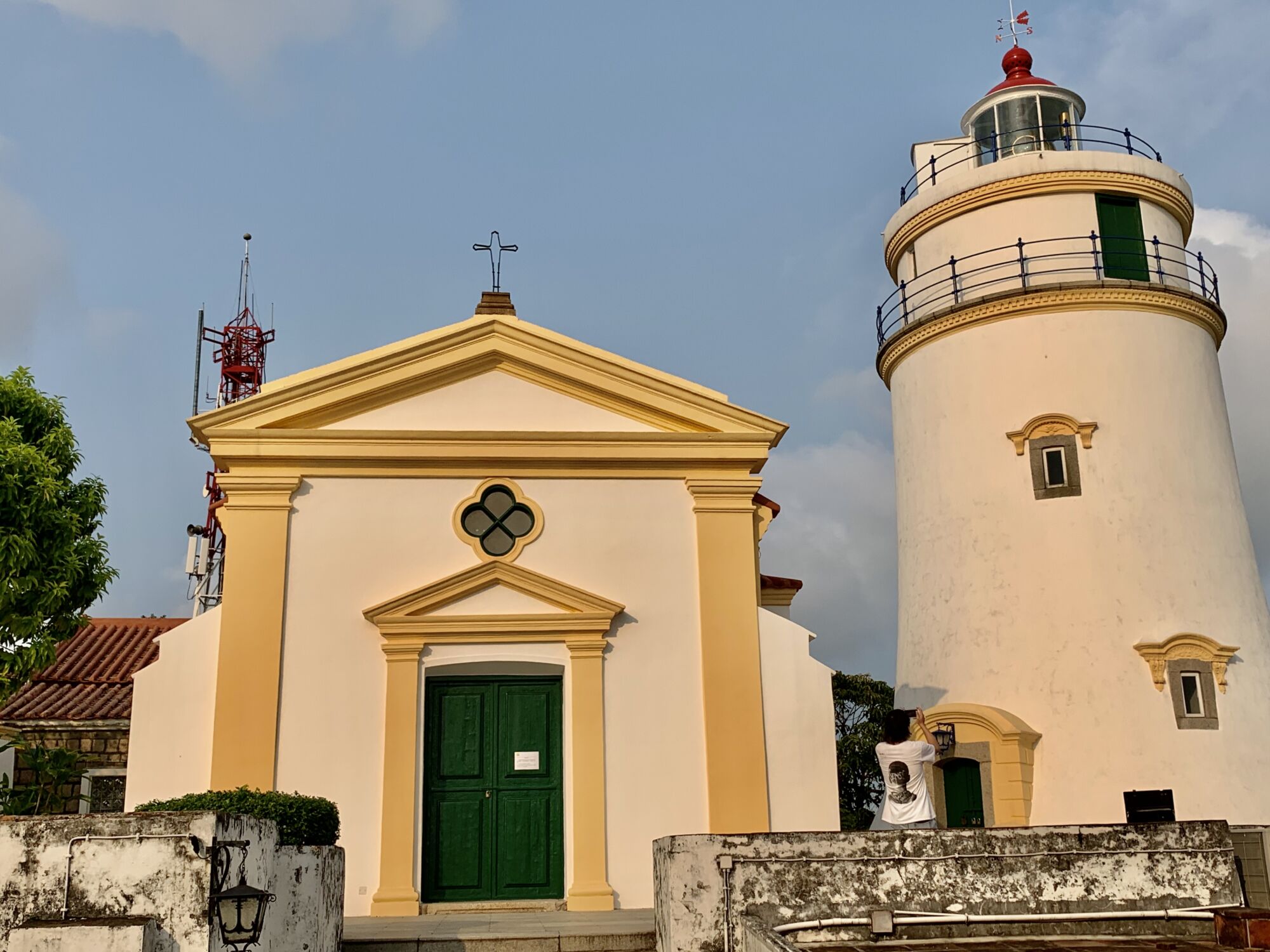 Guia Church and Lighthouse Front Macau Lifestyle