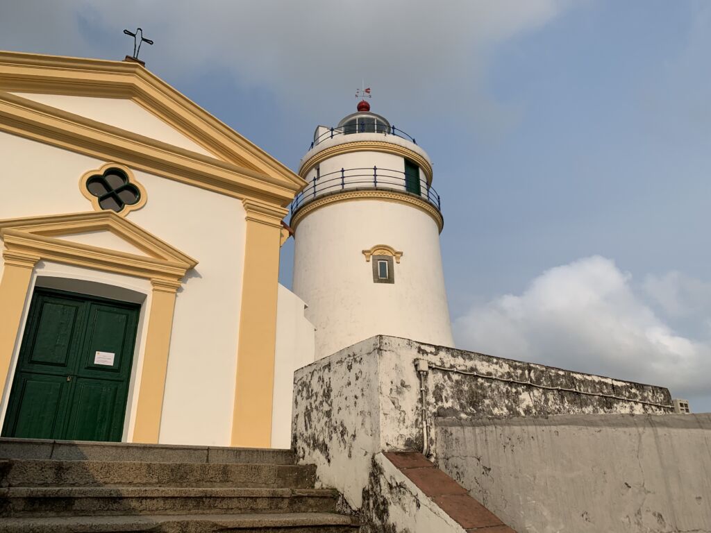 Historic Centre of Macao Guia Church and Lighthouse from the Side Macau Lifestyle 