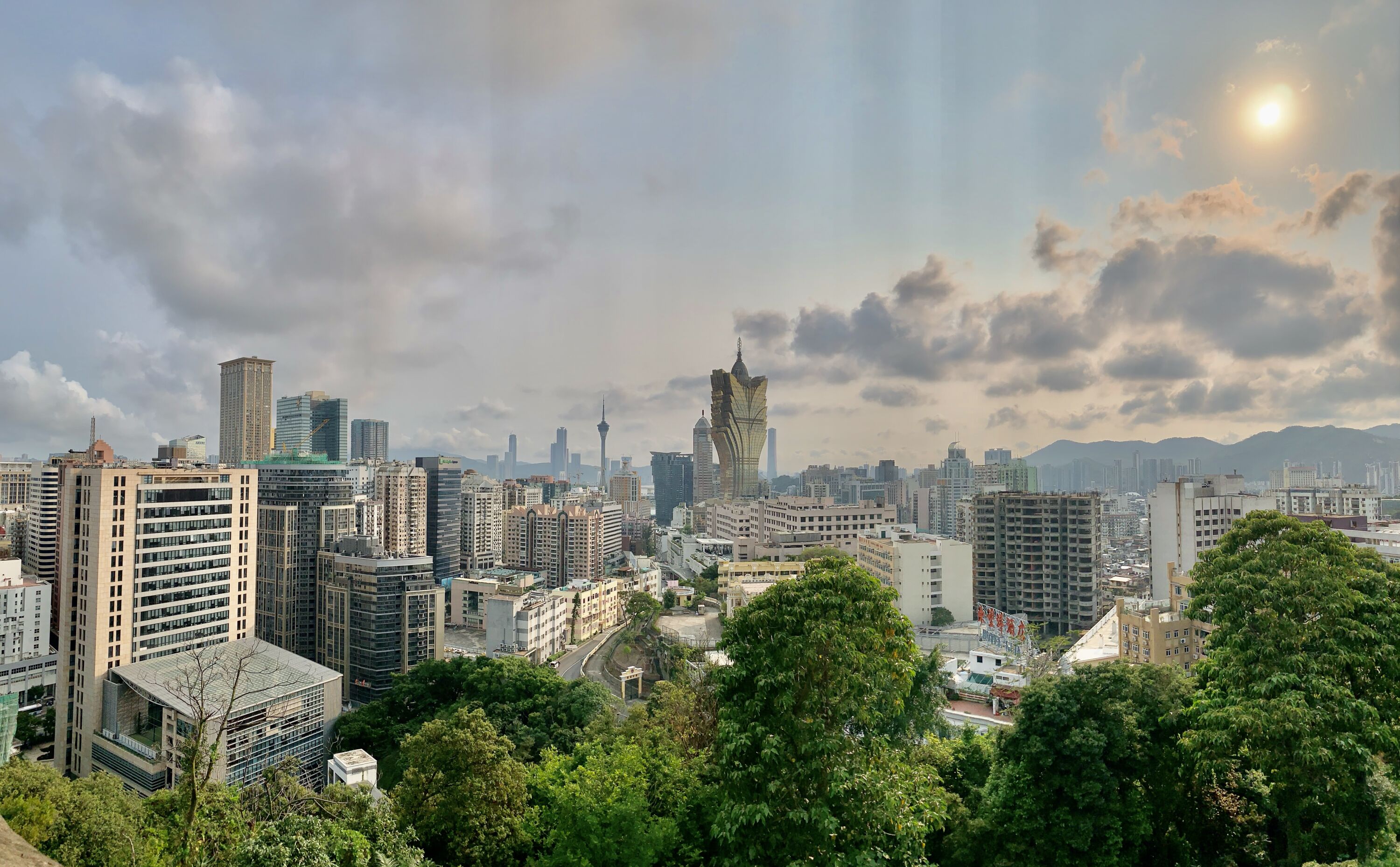 Guia Fortress View with Macau Tower and Grand Lisboa Wide Macau Lifestyle