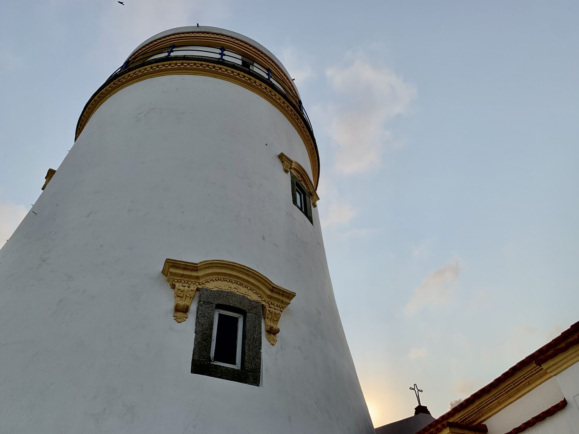 Guia Lighthouse with Sun Behind Macau Lifestyle