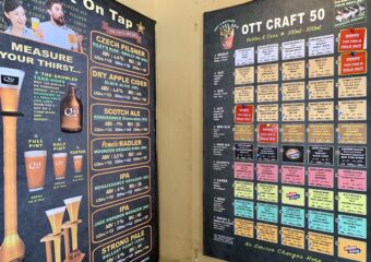 Old Taipa Tavern OTT Interior Beer and Cider Menus Macau Lifestyle