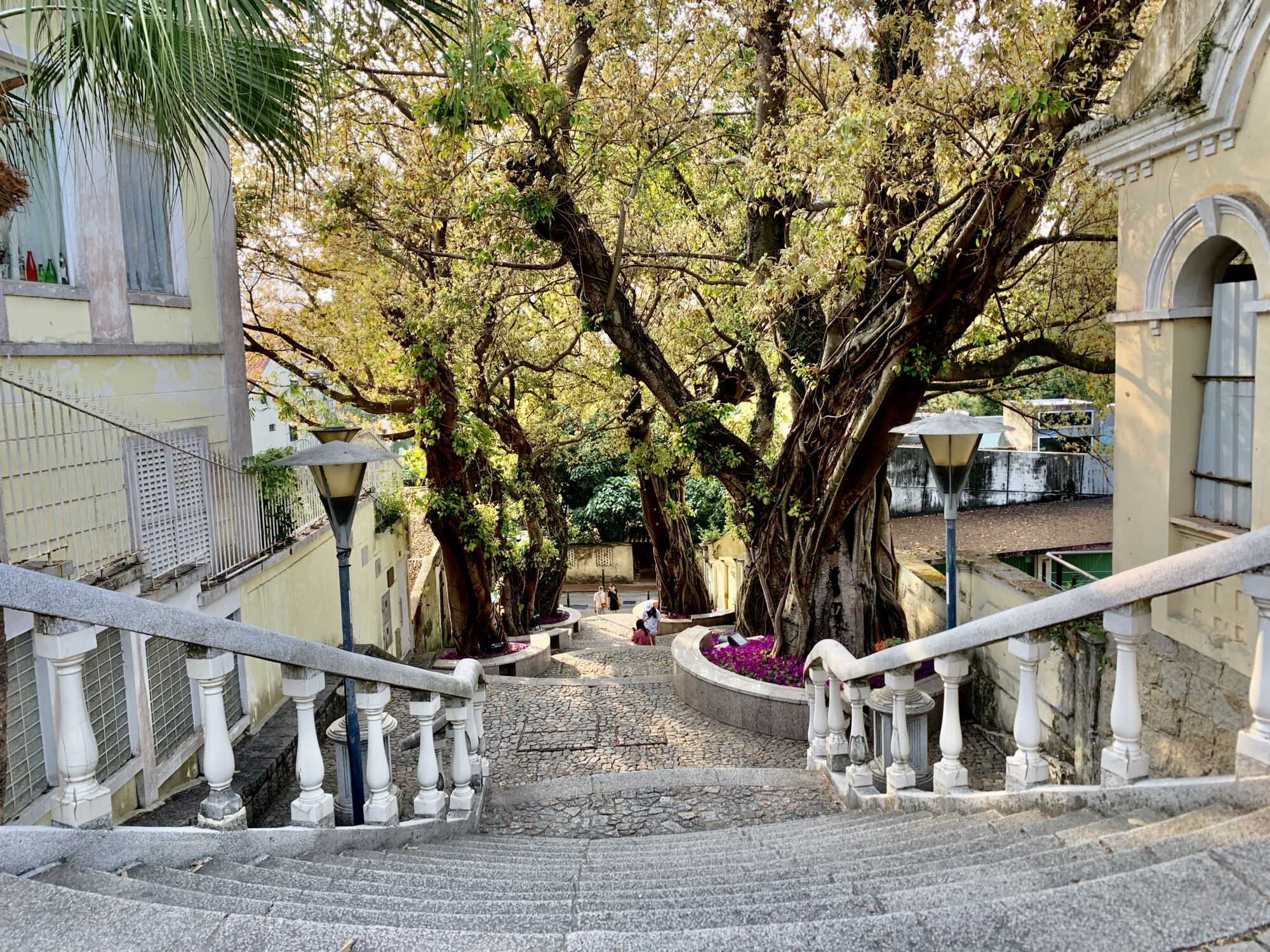 Taipa Village old street stairs