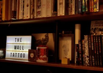 The Wall Tattoo Screen with Books Macau Lifestyle