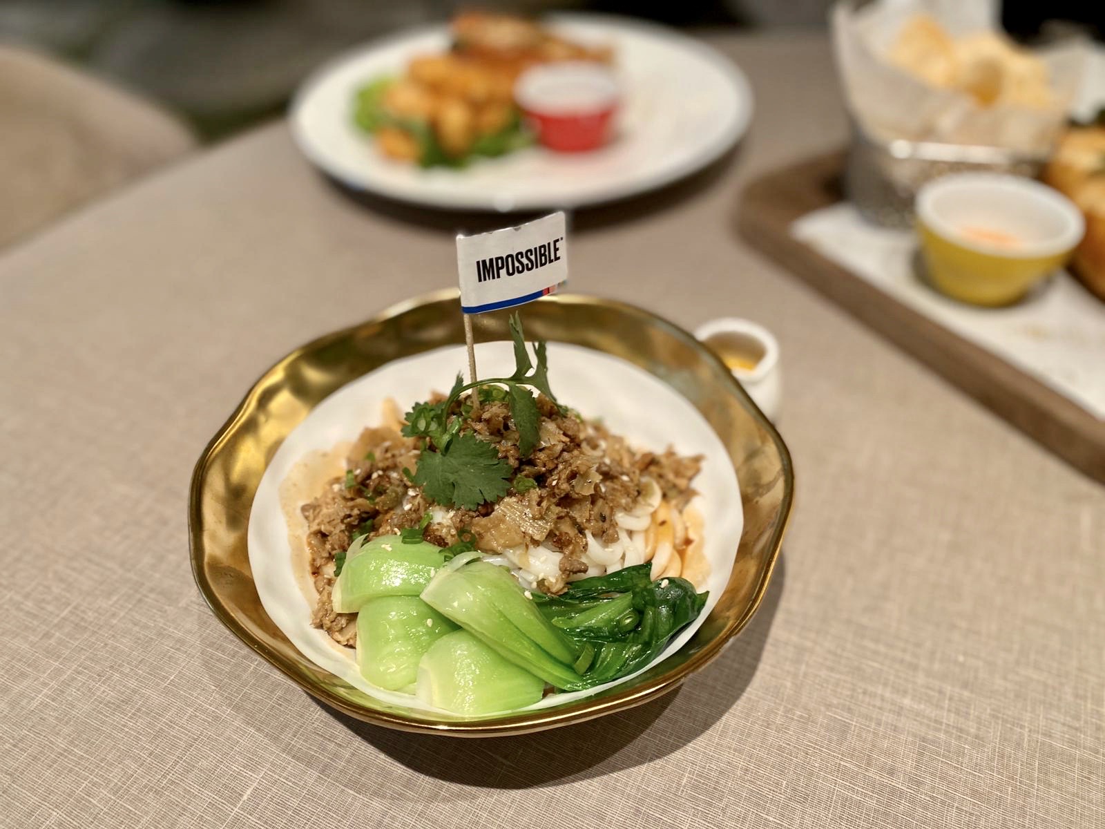 Dan dan Impossible Foods Meat Lobby Lounge April 2020 Macau Lifestyle