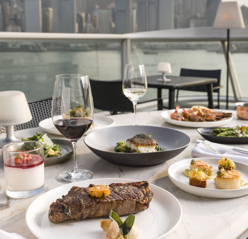 Harbourside Grill Terrace Menu Alfresco Dining june hong kong