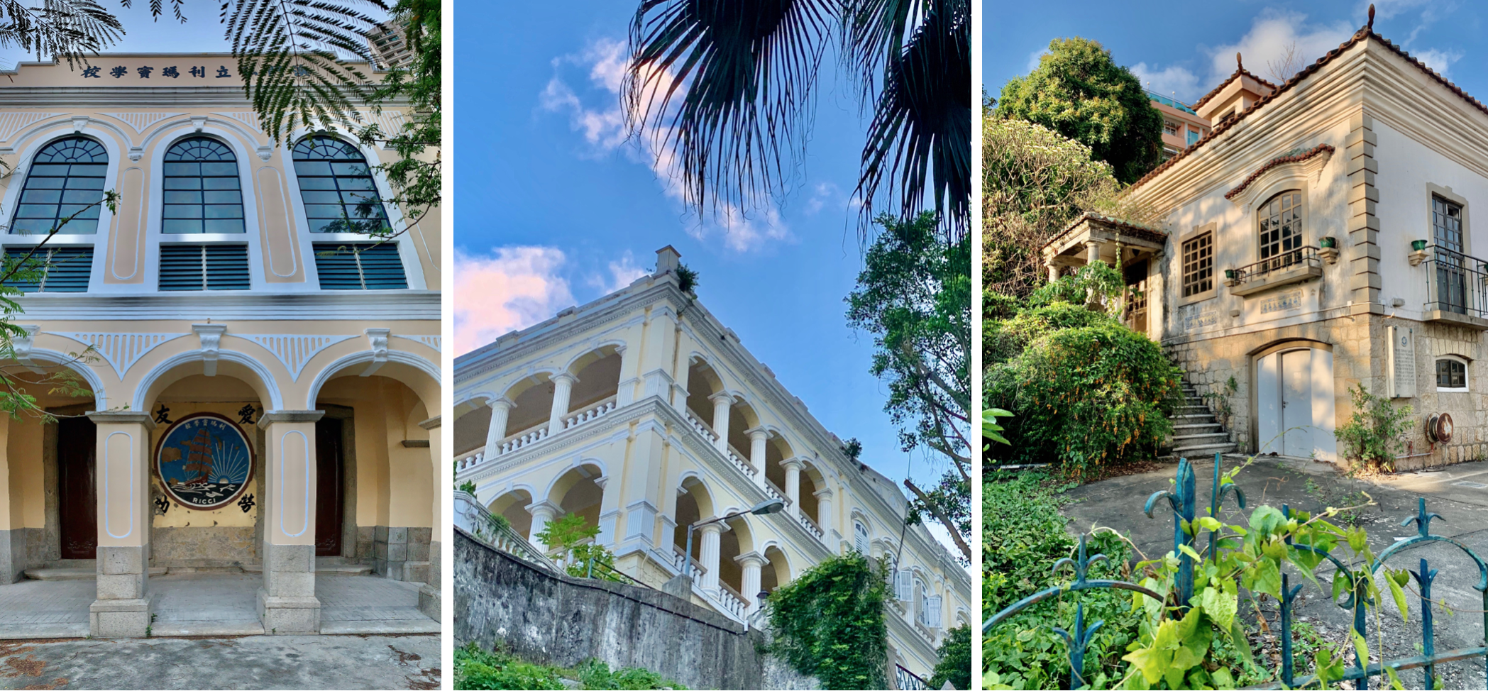 Heritage Buildings along Av da Republica Sai Van Lakes