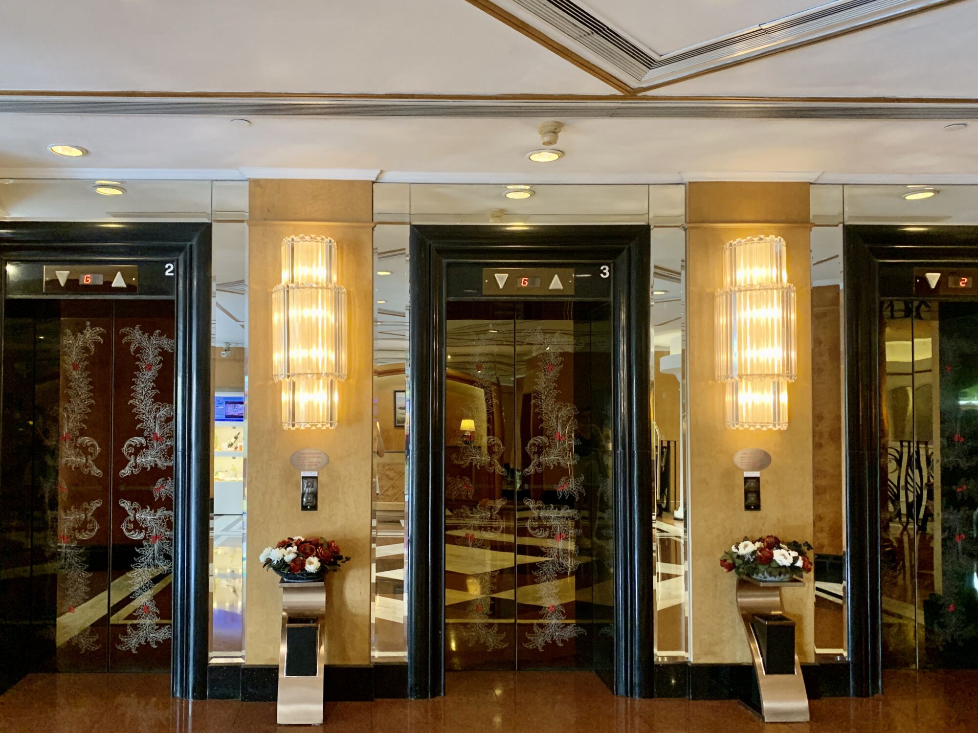 Hotel Riviera Macau Lobby Elevators Macau lifestyle