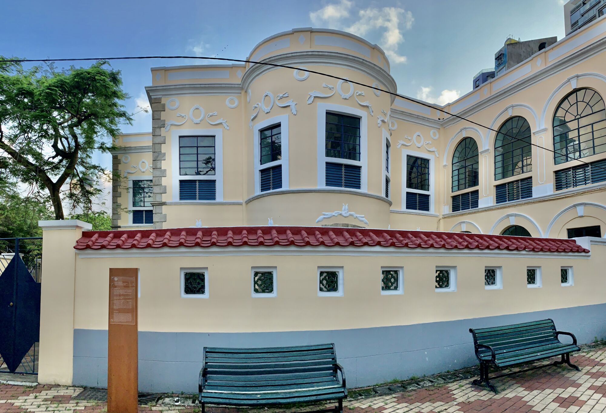 Old Ricci Heritage Panoramic Yellow Building in Sai Van Macau Lifestyle historical stories Macau