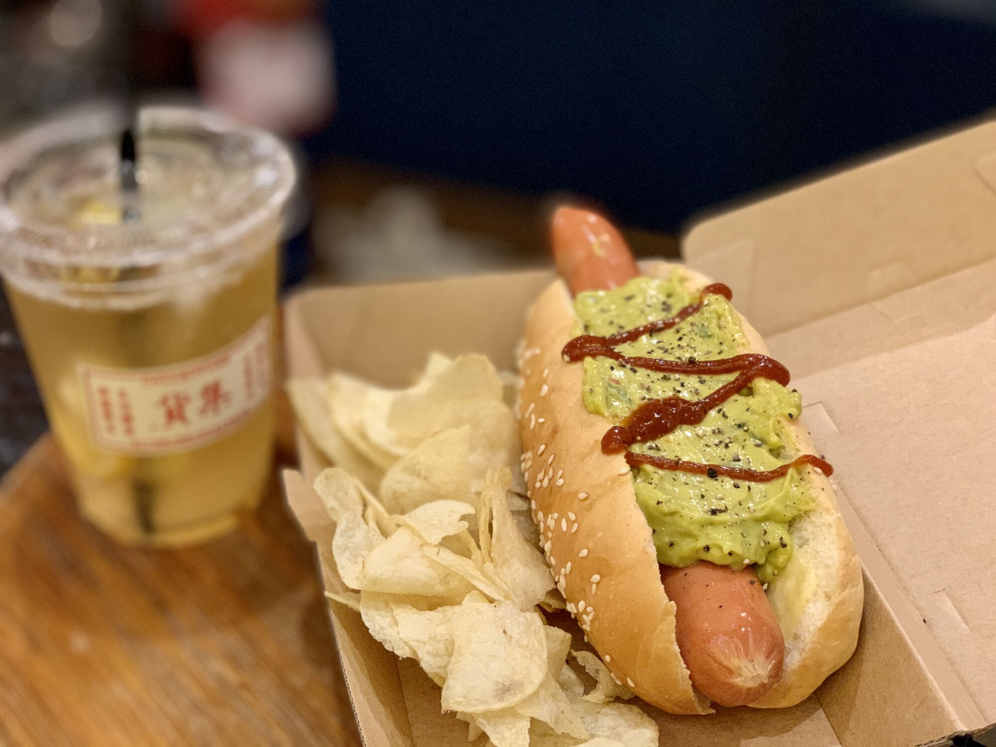 Collectore Shop Avocado Spicy Hot Dog and Drink on the Side Macau Lifestyle
