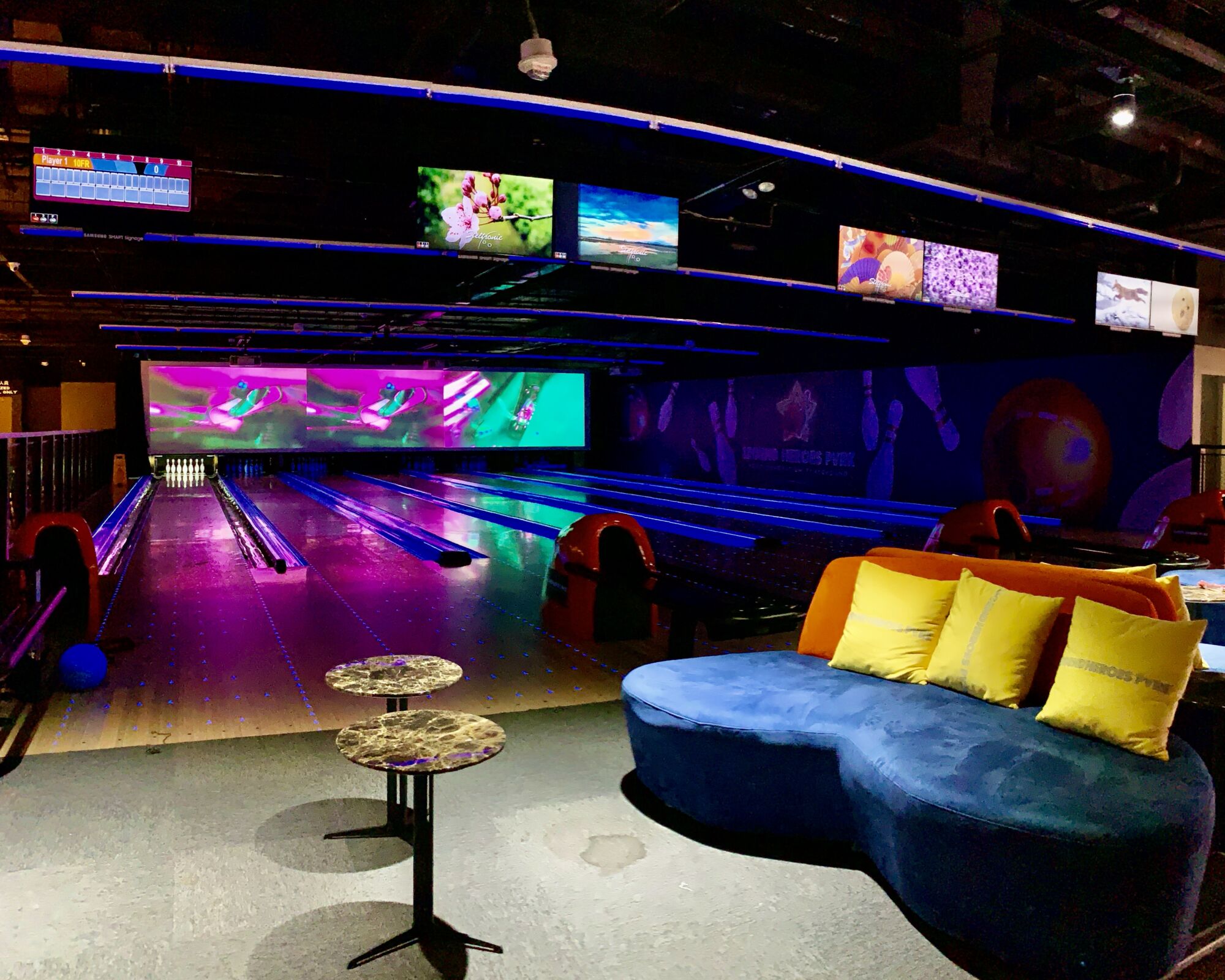 Heroes Park Studio City Bowling Alley with Sofa Macau Lifestyle