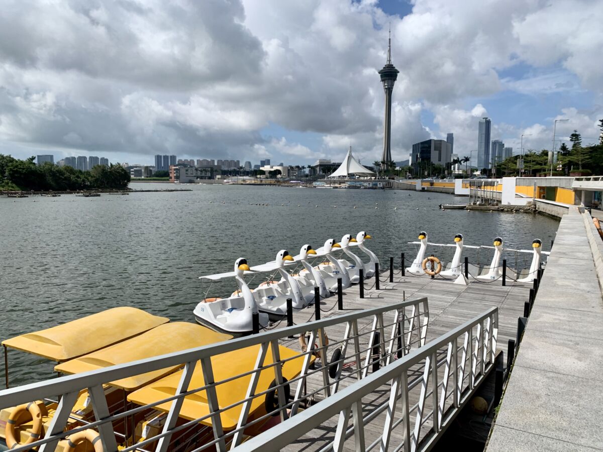 Pedalos at Anim'arte Nam Van Lake