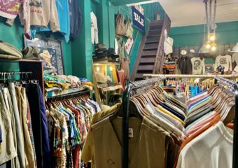 Vintage Market Interior Clothes on Racks Macau Lifestyle