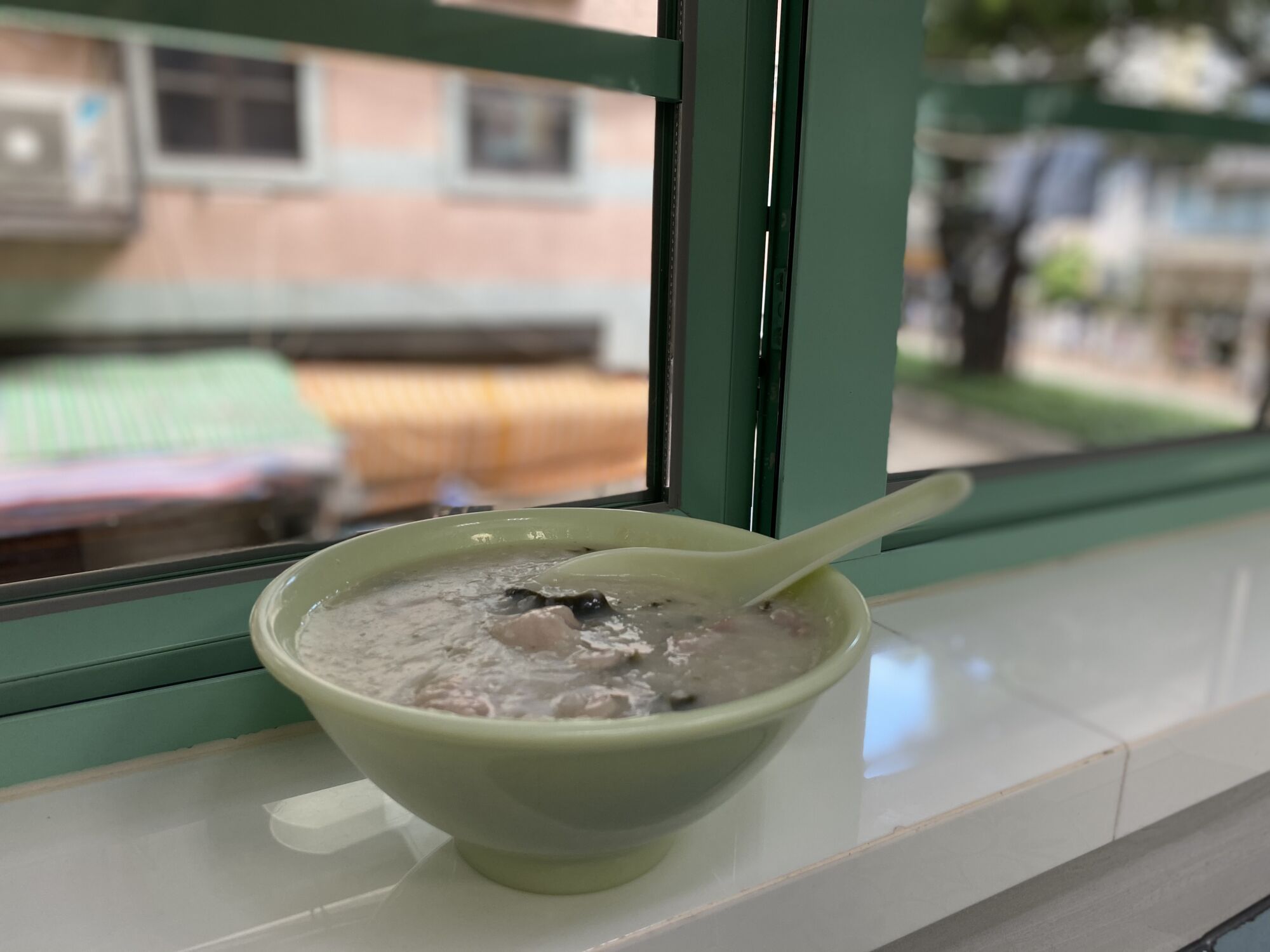 Fu Kei Congee - on windowsill