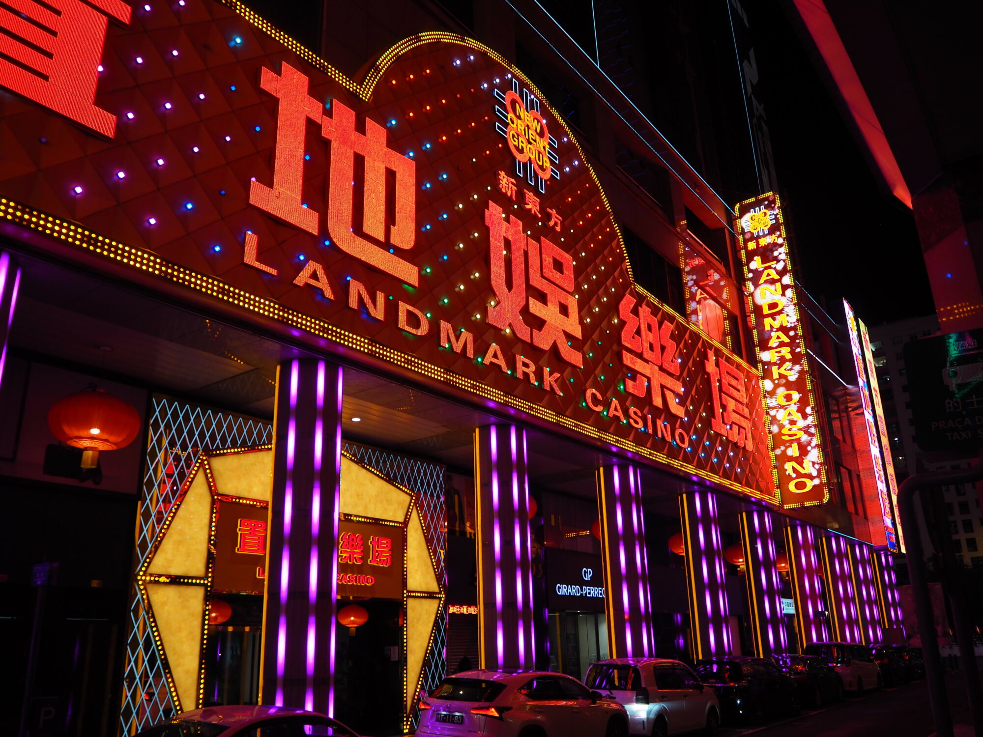 Landmark casino neon sign