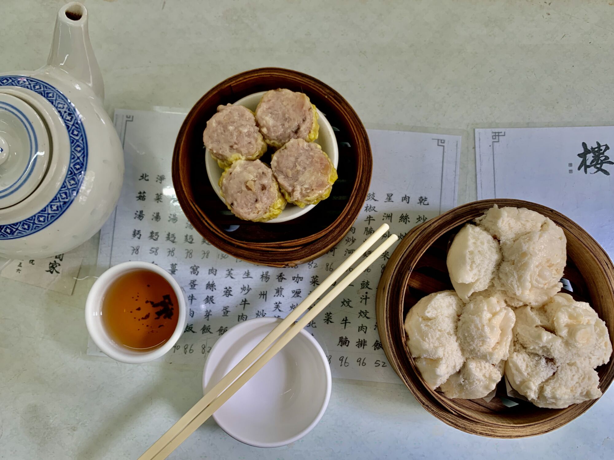 Long Wa Tea House Indoor Yam Cha on the Table Macau Lifestyle