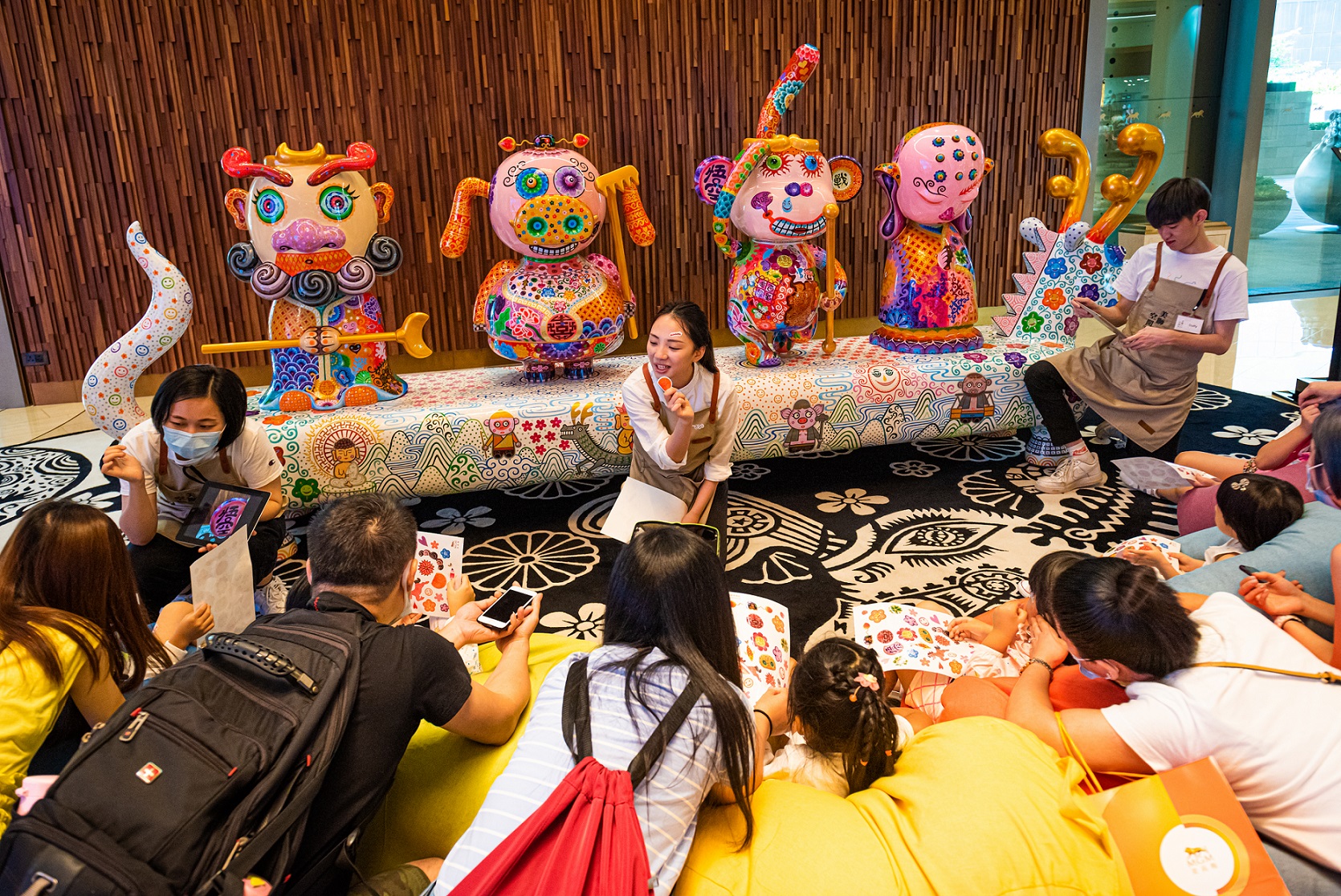 MGM Macau Cotai Kids PLaying on the Floor Summer Fun