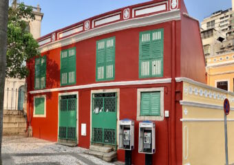 Red Building in St Lazarus Beside the St Lazarus Church Macau Lifestyle