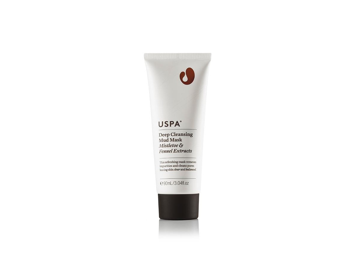Uspa deep cleansing mud mask mistletoe and fennel extracts