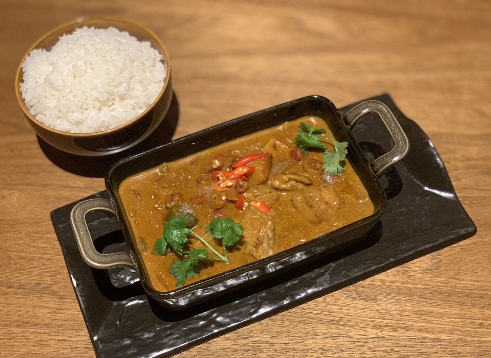 African Chicken from Coast Restaurant on the Table Macau Lifestyle