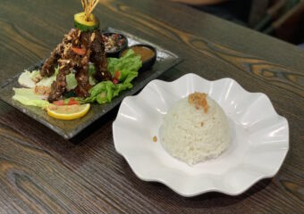 Cafe Sambal Jawa Indonesia Restaurant Interior Chicken Skewers Centered Macau Lifestyle with Rice