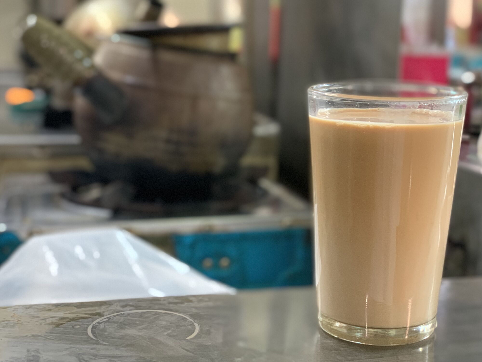 Hot Milk Tea from Senado Market Keong Kei Macau Lifestyle