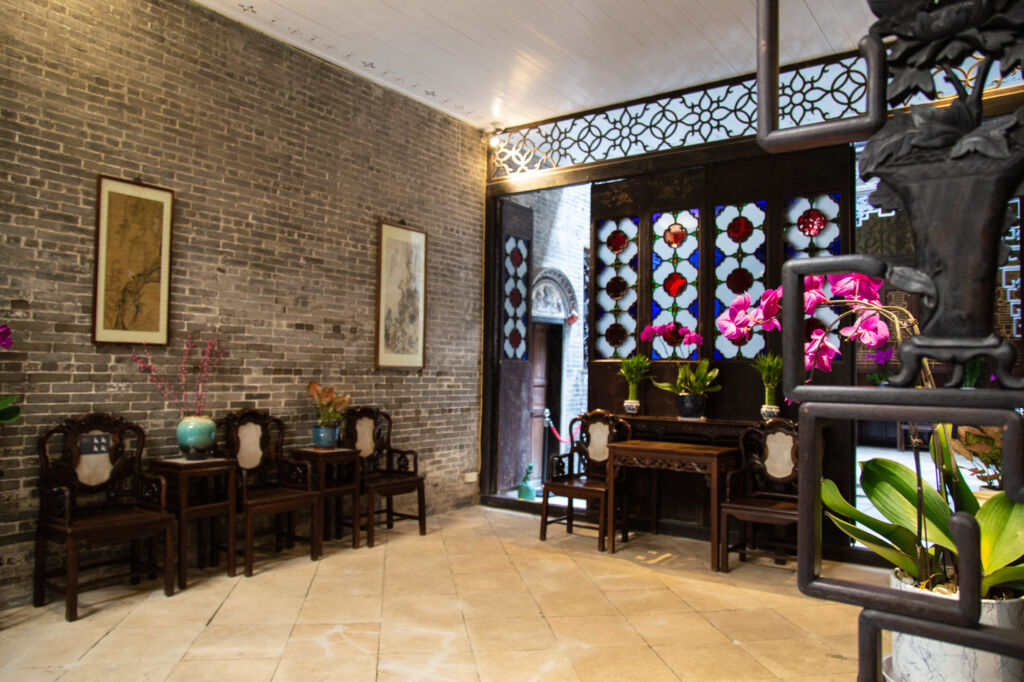 Historic Centre of Macao Lou Kau Mansion Interior Tea Hall Side Shot Macau Lifestyle