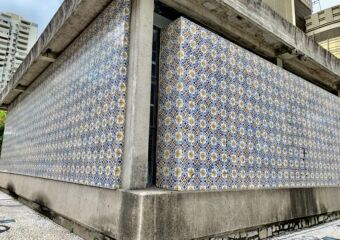 Portuguese School from Afar Exterior Tiles Macau Lifestyle