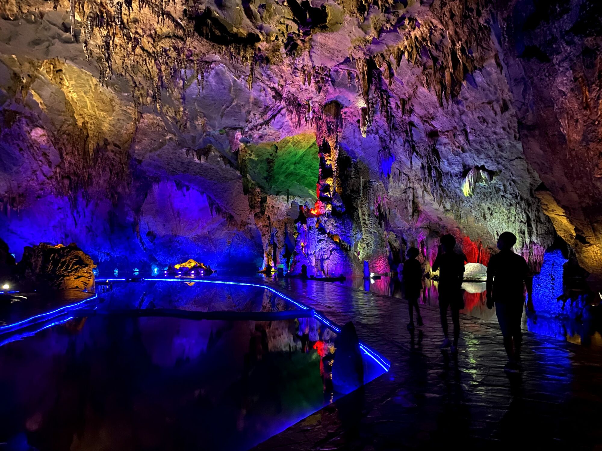 Inside a cave with path qingyuan macau lifestyle