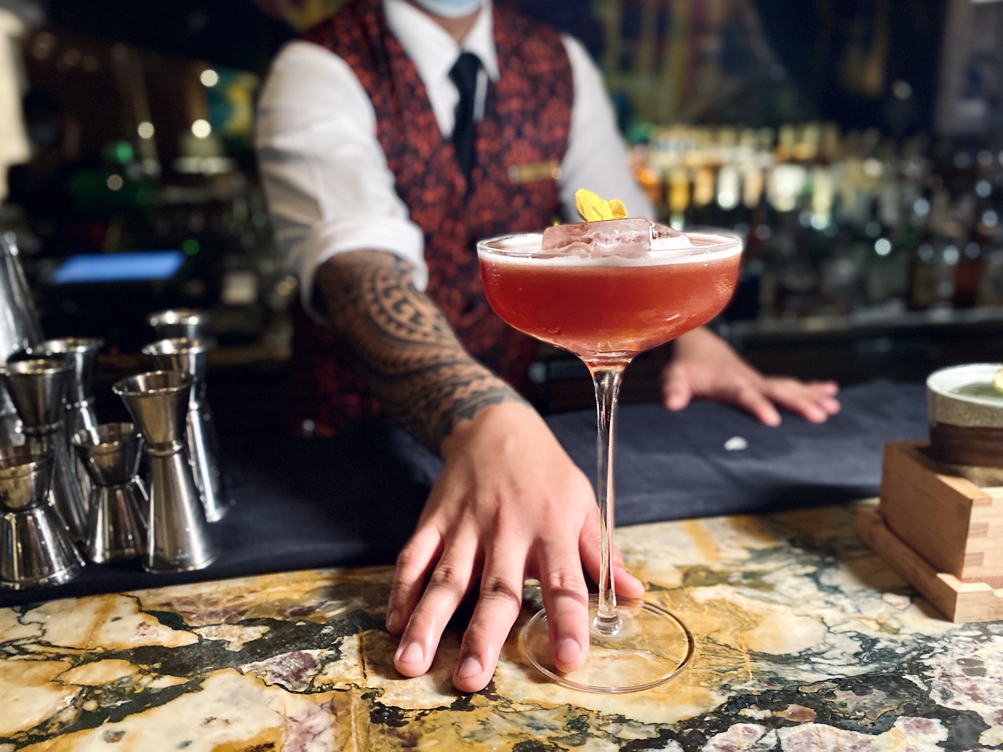 Ritz Carlton Bar cocktail