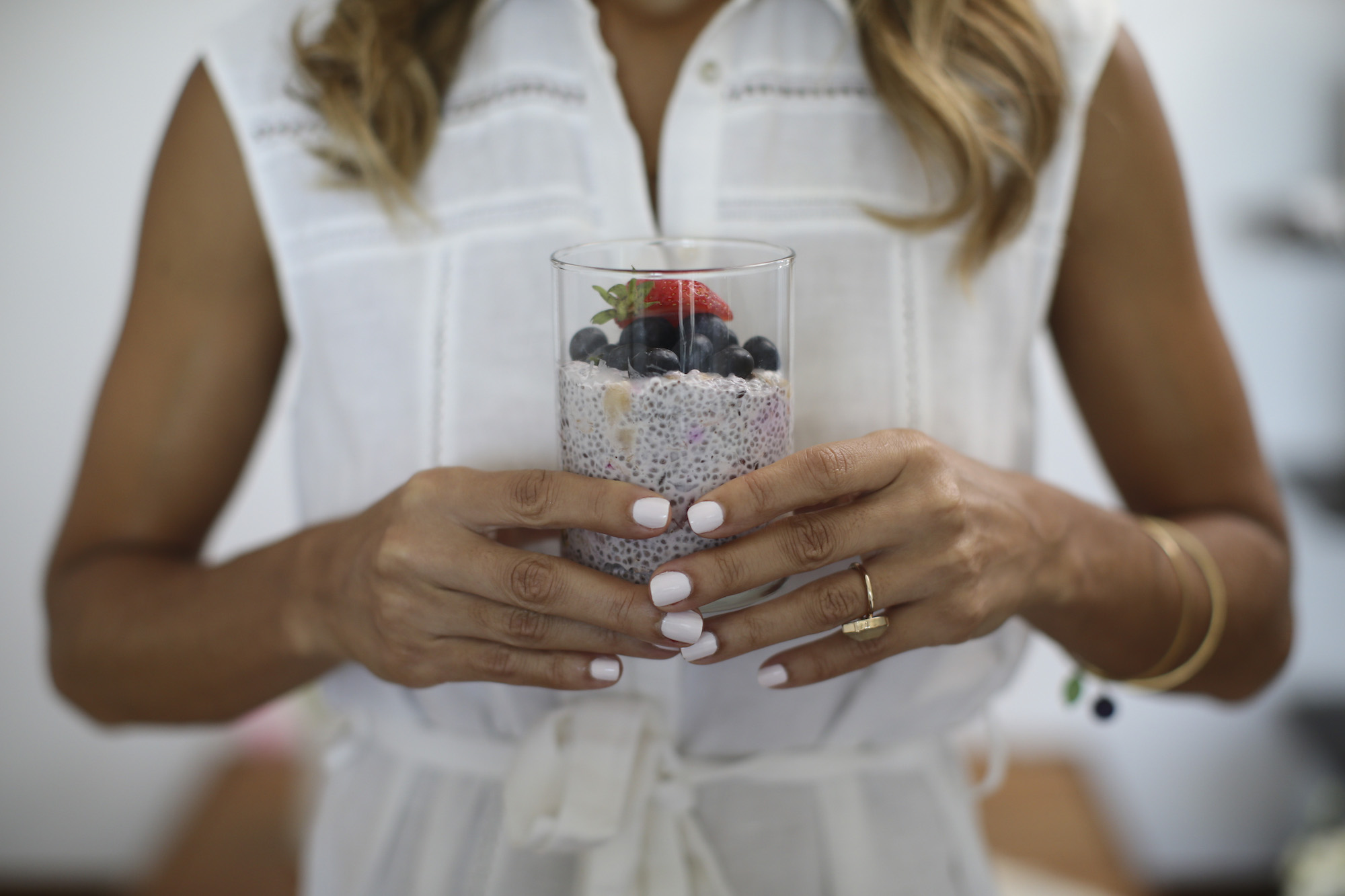 Mariana de Oliveira Dias with Chia pudding