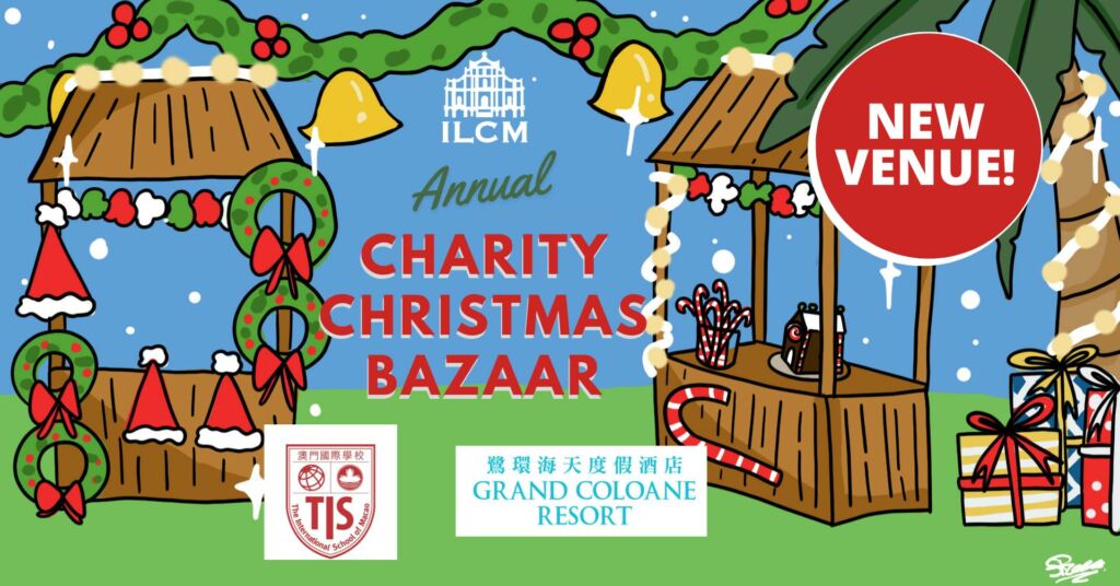 ILCM Christmas Bazaar TIS logo banner