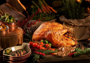 mezza9 Macau特別節日準備的聖誕火雞 festive menu featuring traditional roasted turkey