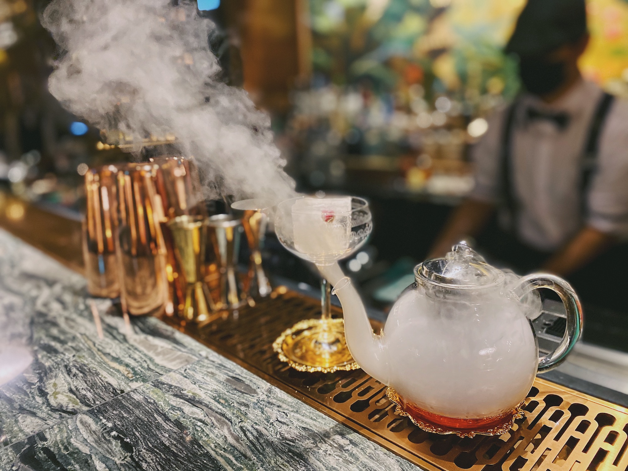 the st regis bar macao bartender cocktail