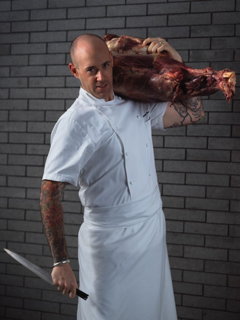 Chef Daniel brooker sofitel macau at ponte 16 portrait meat