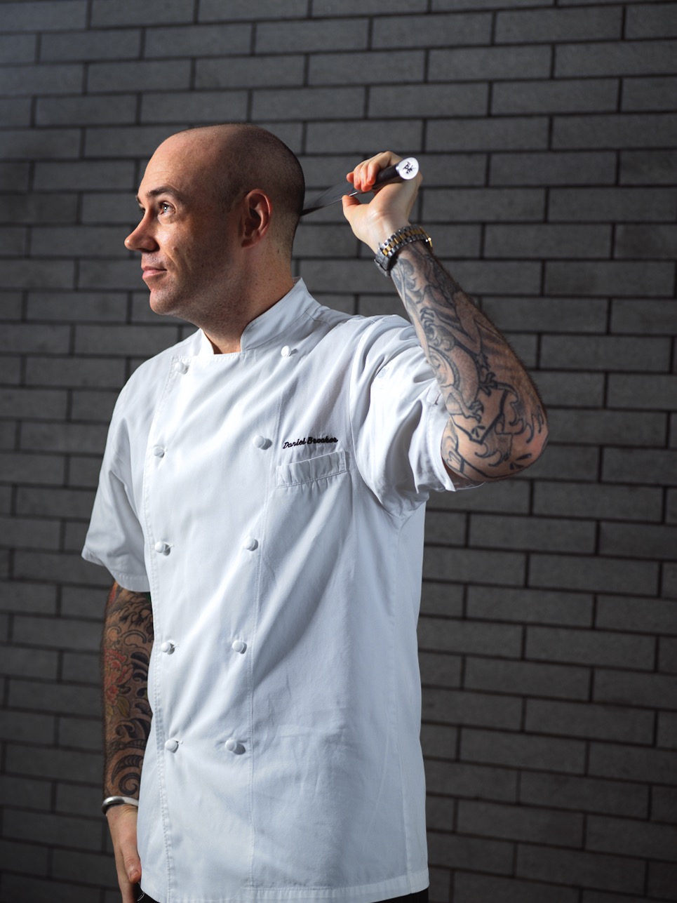 Chef Daniel brooker sofitel macau at ponte 16 portrait