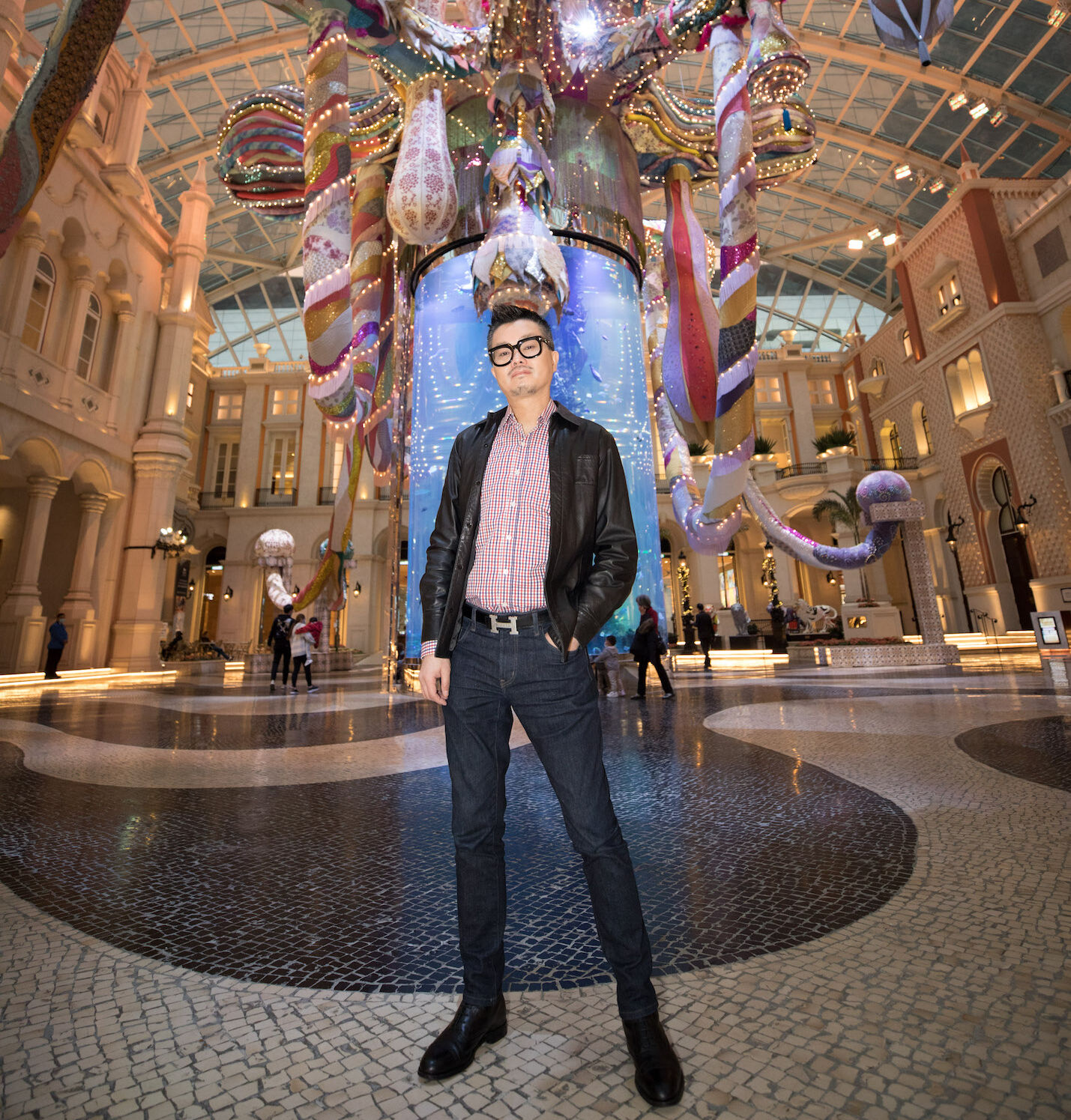 Jimmy Chung Vertical Standing at MGM Macau Rossio Square