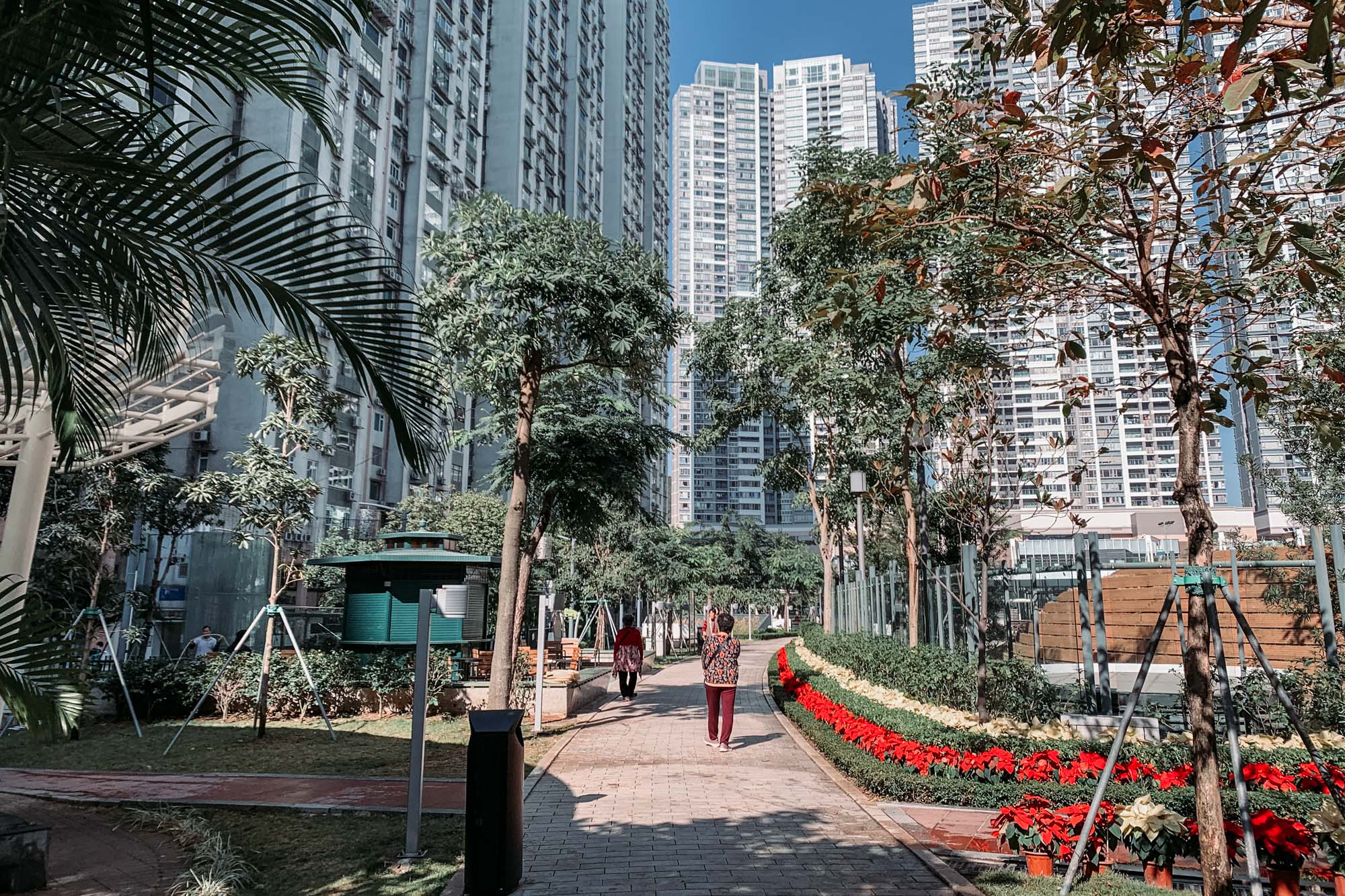 Taipa Central Park Pathway Macau Lifestyle