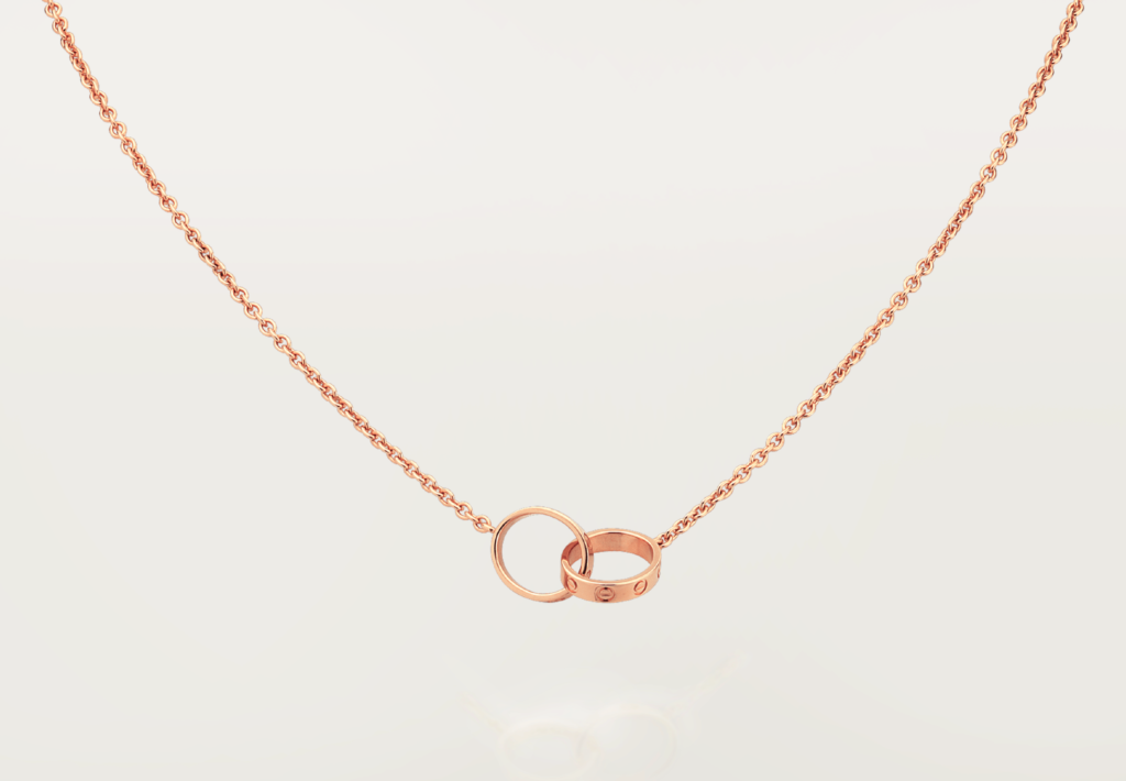 Cartier LOVE necklace_18K pink gold