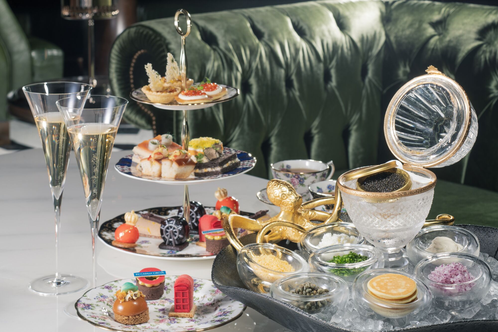 St Regis Afternoon Tea Set_Caviar tea set