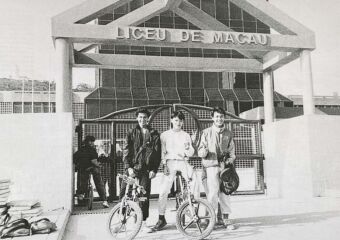 Liceu de Macau Black and White Picture Source Macao Archives