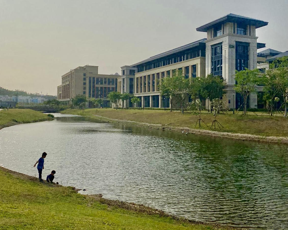 UMAC lake and garden