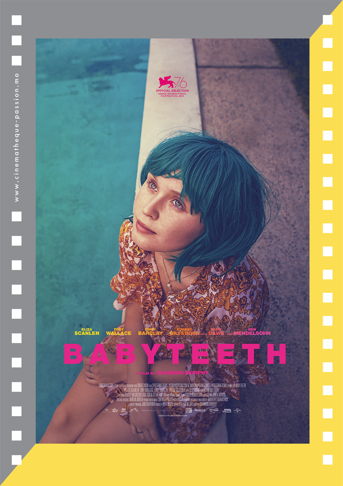 babyteeth cinematheque passion poster March events macau