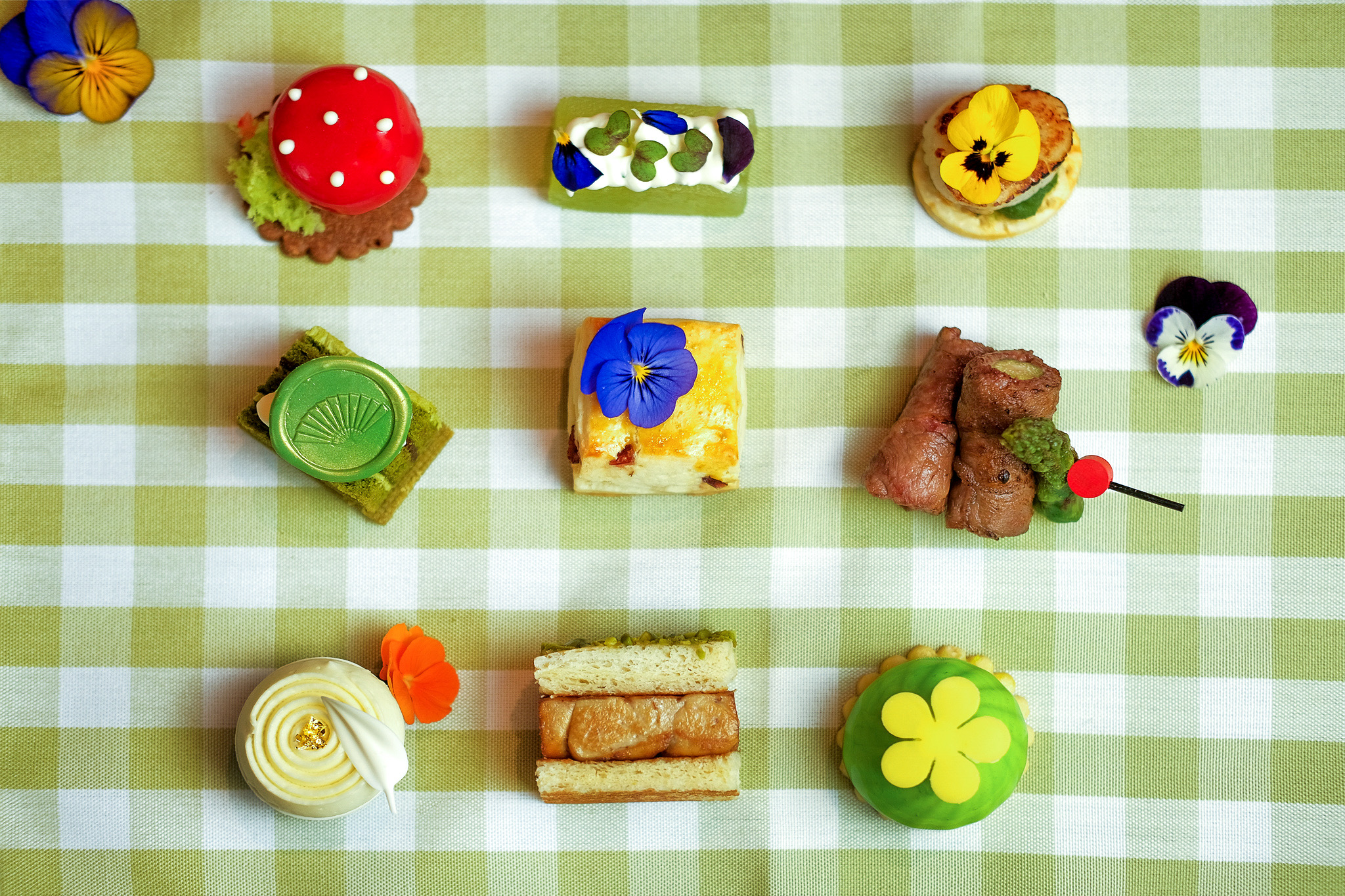 Springtime tea set at Lobby Lounge