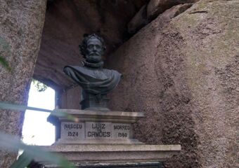Camões Bust in Grotto