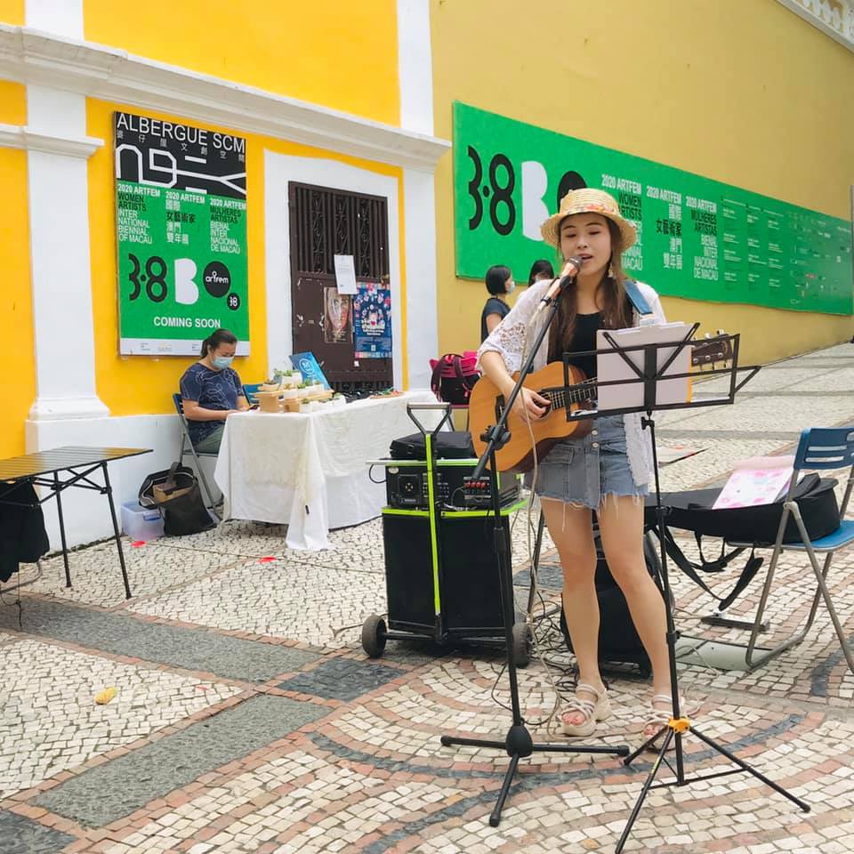 Woman Singing at Sun Never Left Activities